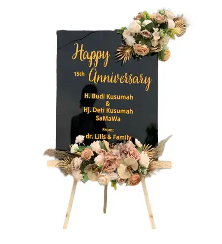 Papan Bunga Akrilik Ranca Sanggal