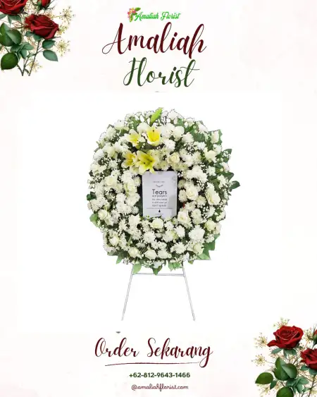 Krans Bunga Duka Ranca Sanggal